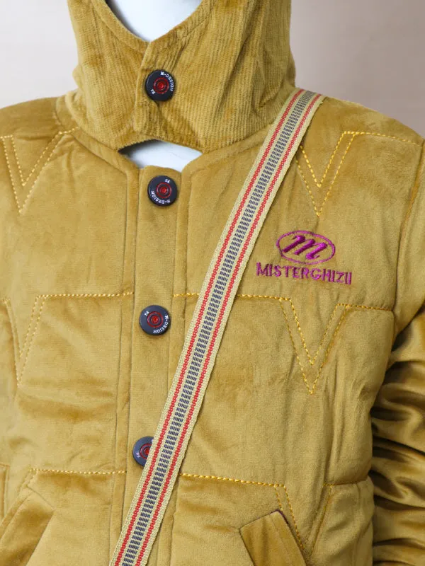 3Yrs - 8Yrs Mister Mustard Hooded Jacket For Boys AJ KJ07