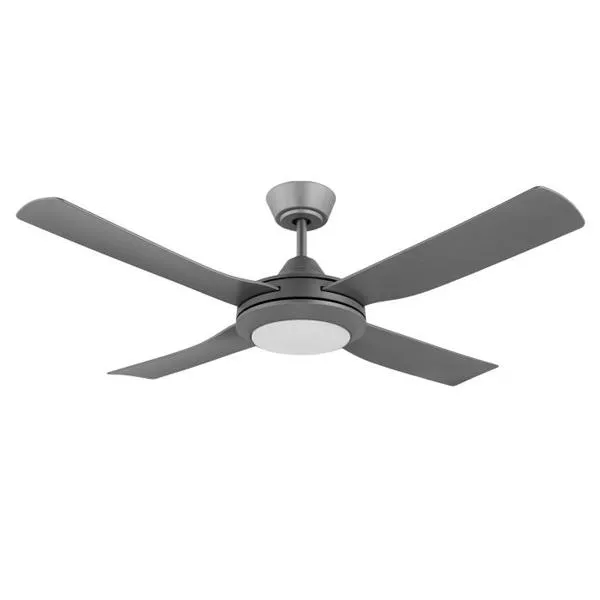 48" Bondi AC Ceiling Fan with LED Light in White, Black or Titanium 203622, 203623, 204741