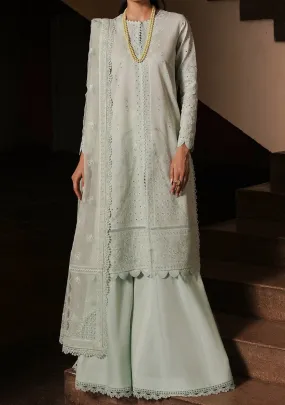 Afrozeh Celadon Pakistani Luxury Chikankari Lawn