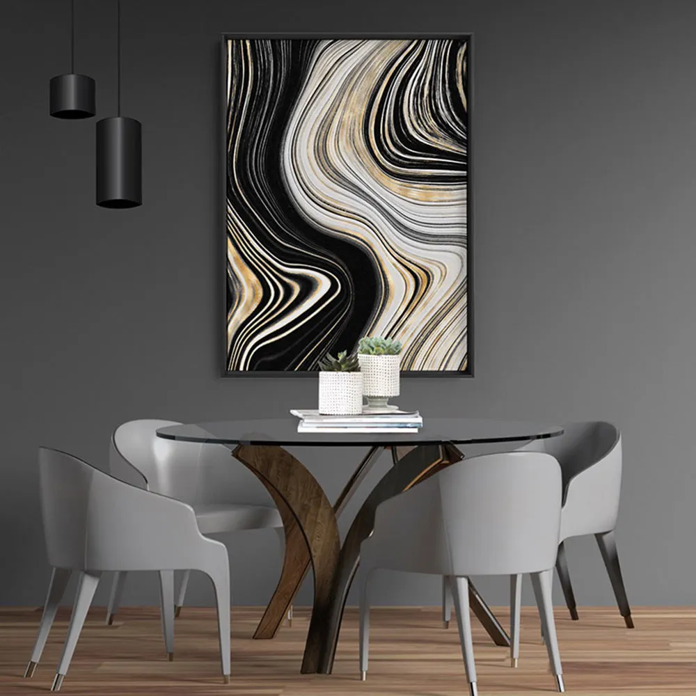 Agate Slice Luxury II - Art Print