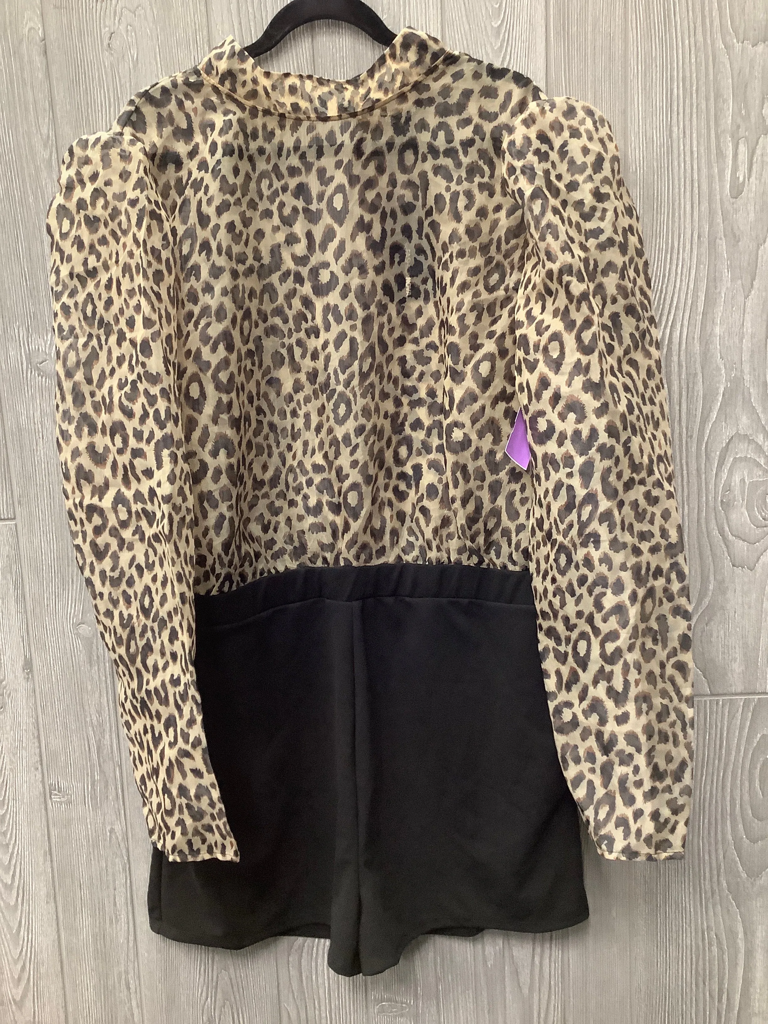 Animal Print Romper Fashion Nova, Size 3x