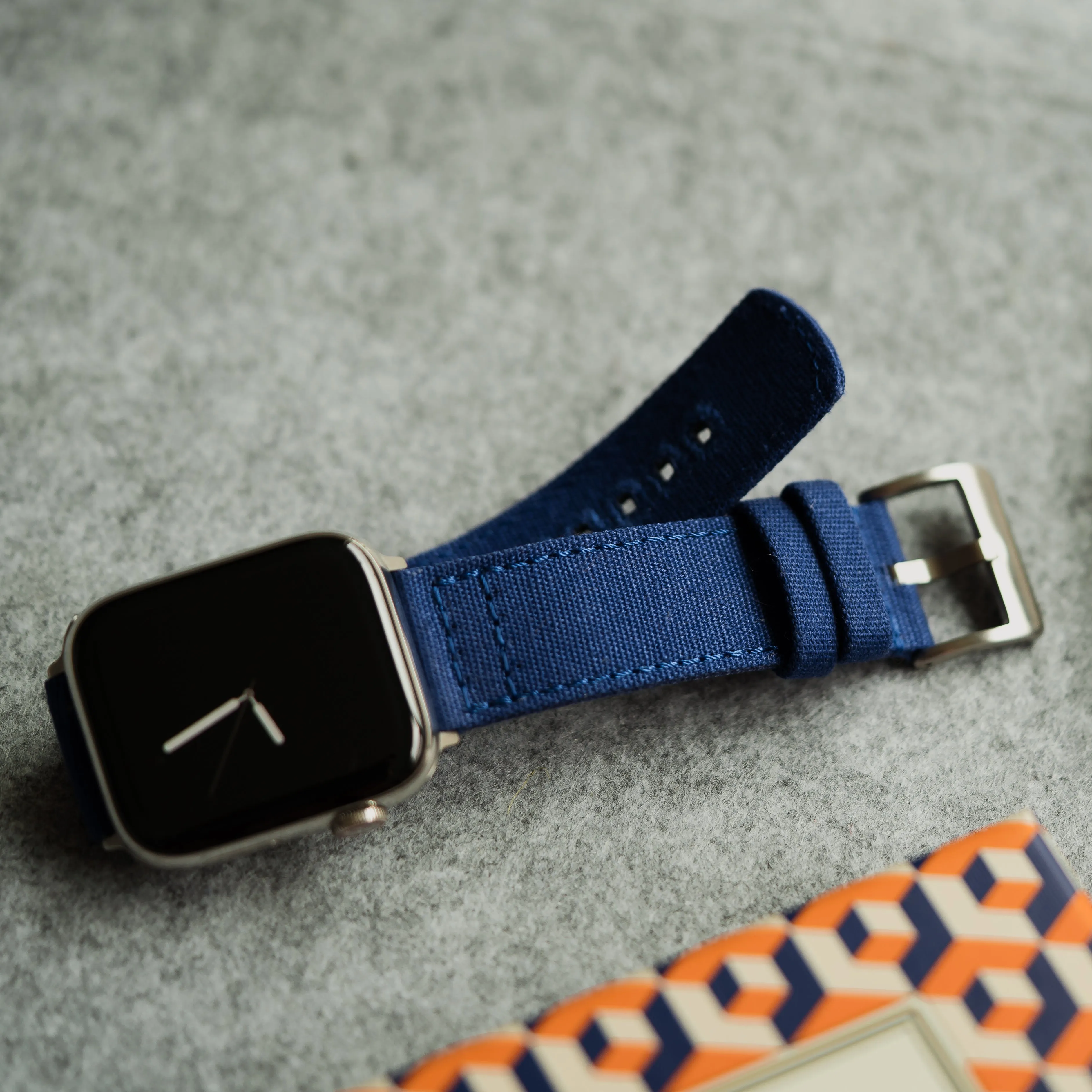 Apple Watch Royal Blue Canvas Watch Band