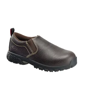 Avenger Women's Flight Brown Alloy Toe SD10 Slip-On Work Shoe