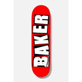 Baker Skateboards Brand Logo White Deck 8.25"