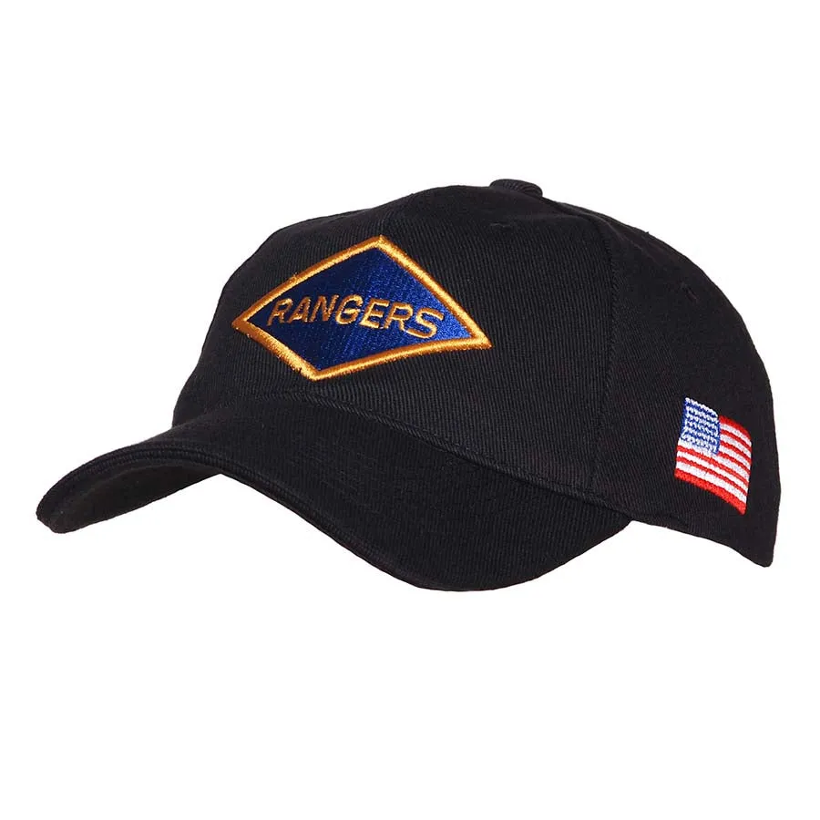 Baseball Cap Rangers Zwart