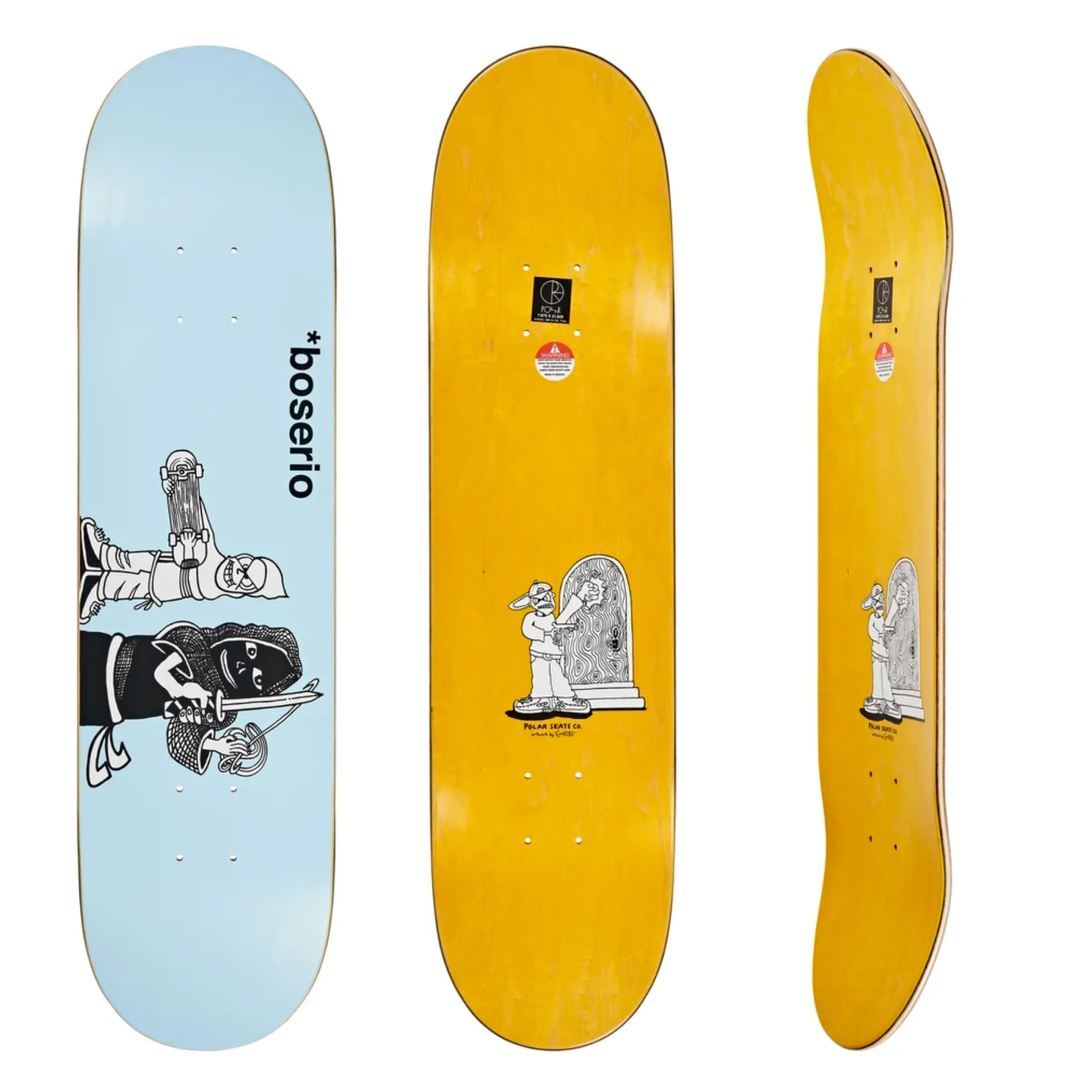 Boserio Knock Knock Deck (Light Blue)