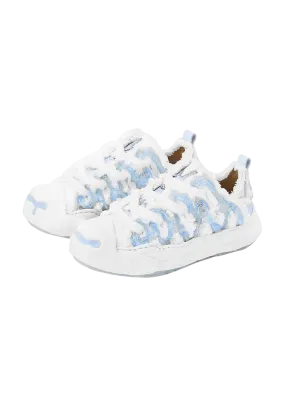 Canvas Cream Shoes - Ice Blue