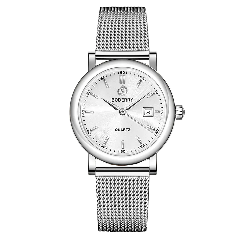 CLASSIC 32MM - Swiss Quartz Movement Watch | Silver & White