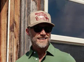 Classic Trucker Hat - Howdy From Criquet - Tan Twill