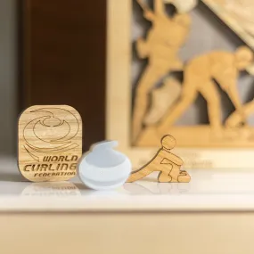 Curling Fanatic Wooden Puzzle