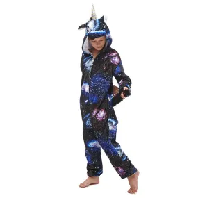 Dark Galaxy Unicorn Baby Onesie