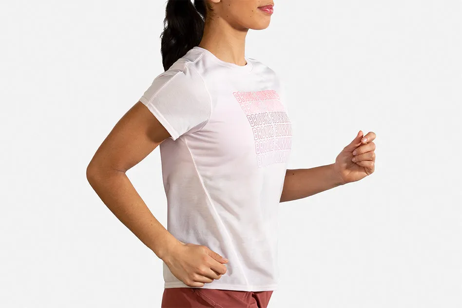 Distance Graphic Short Sleeve Women's running tops