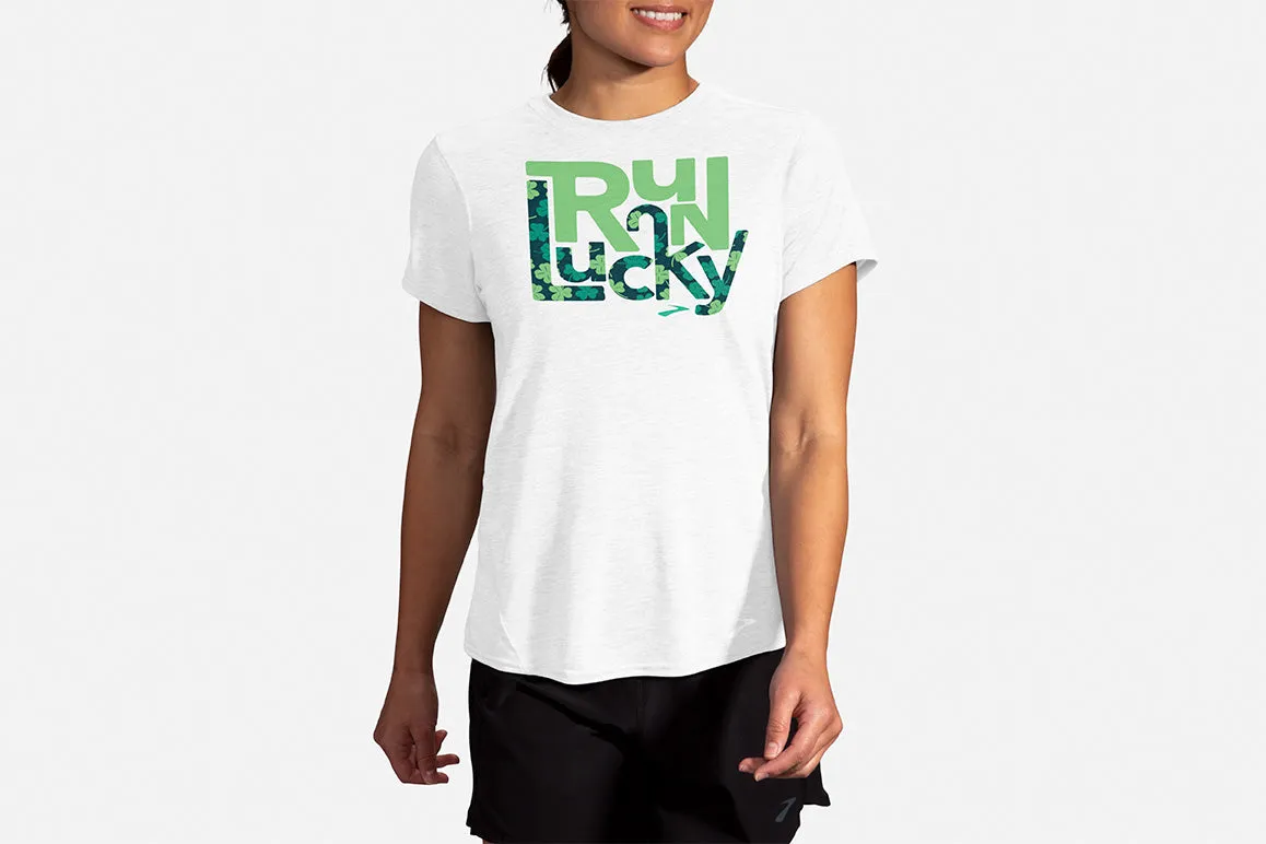 Distance Graphic Short Sleeve Women's running tops