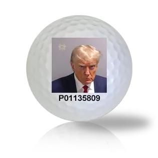 Donald Trump Mug Shot Golf Balls