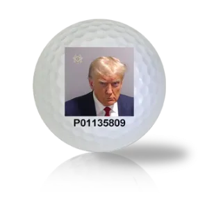 Donald Trump Mug Shot Golf Balls