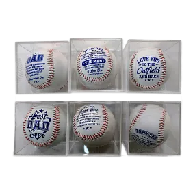 Father's Day Baseball Keepsake - 6 Pieces Per Pack 24805B