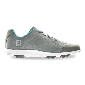 FootJoy Womens FJ Flex Spikeless Laced-Previous Season- GREY - Factory Blemish