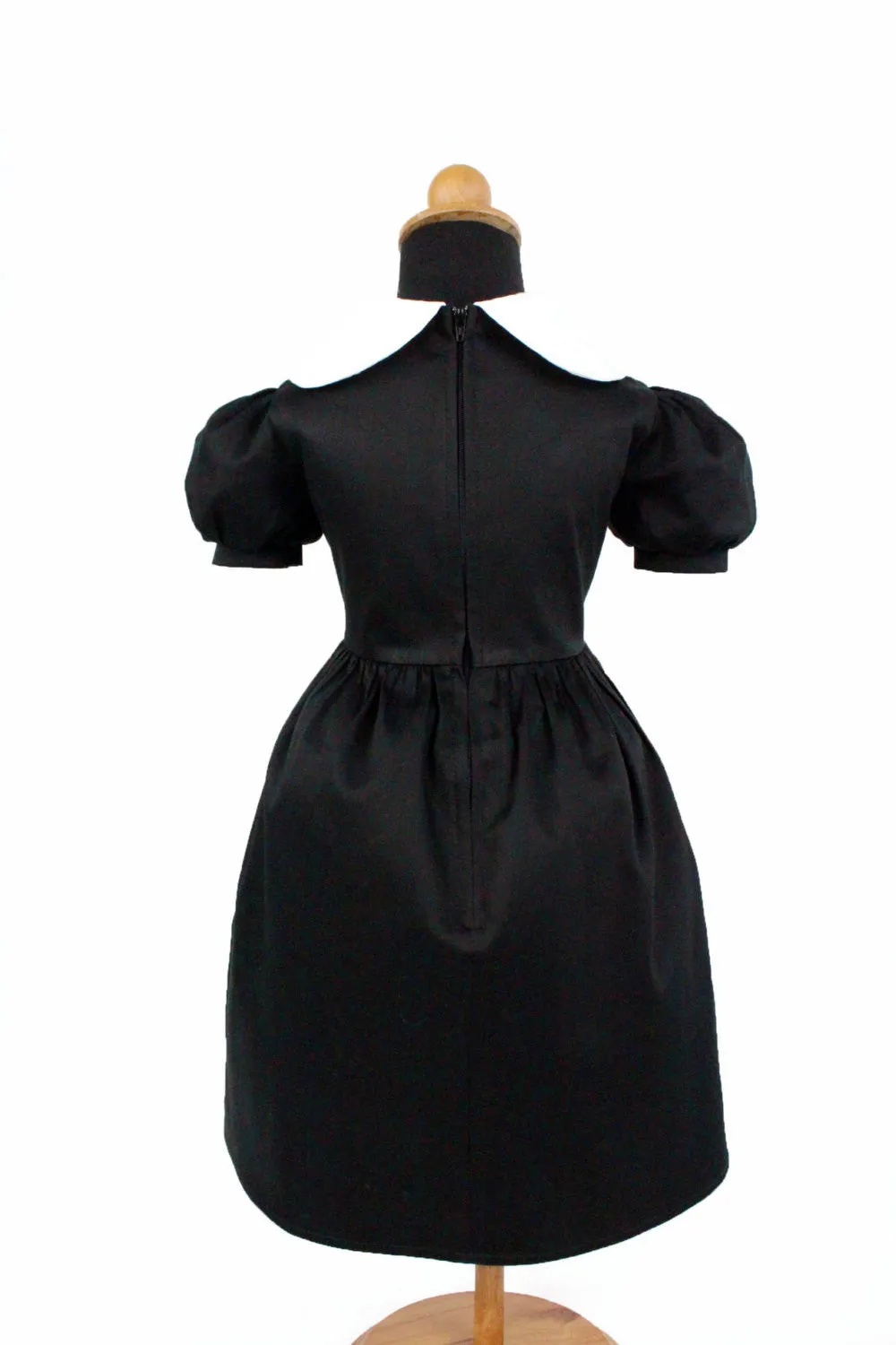 Girl's "Wednesday Adams" Inspired Dress #GD-CB90