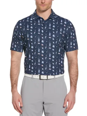 Golf Essentials Print Golf Polo