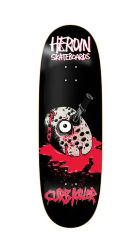 Heroin Skateboards Curb Killer 6 10.0 Skateboard Deck- Tabla Skate