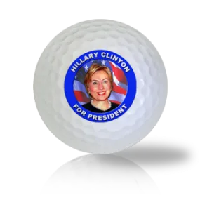 Hillary Clinton For President 2016 Golf Balls