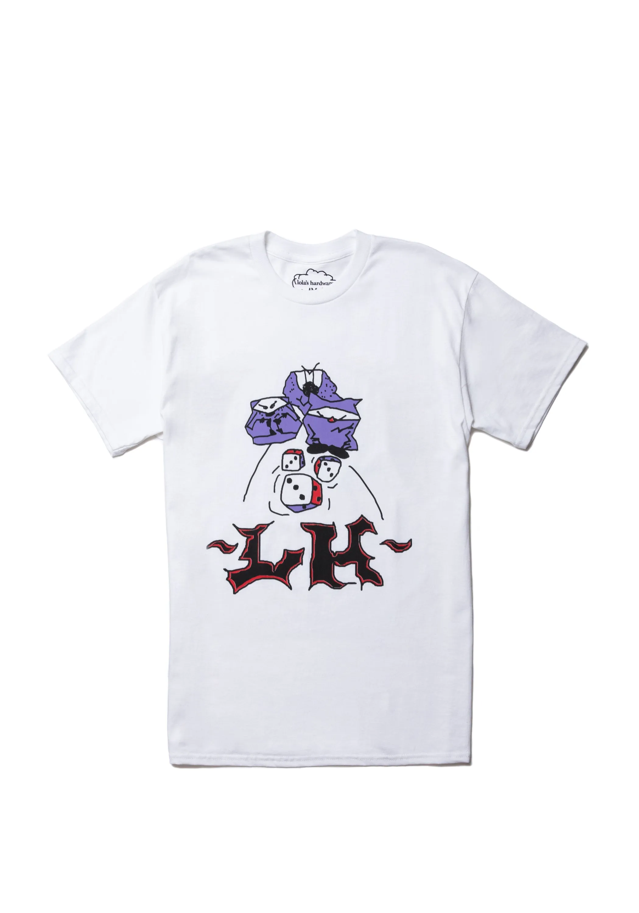 LOLAS Rolling Threes tee WHITE