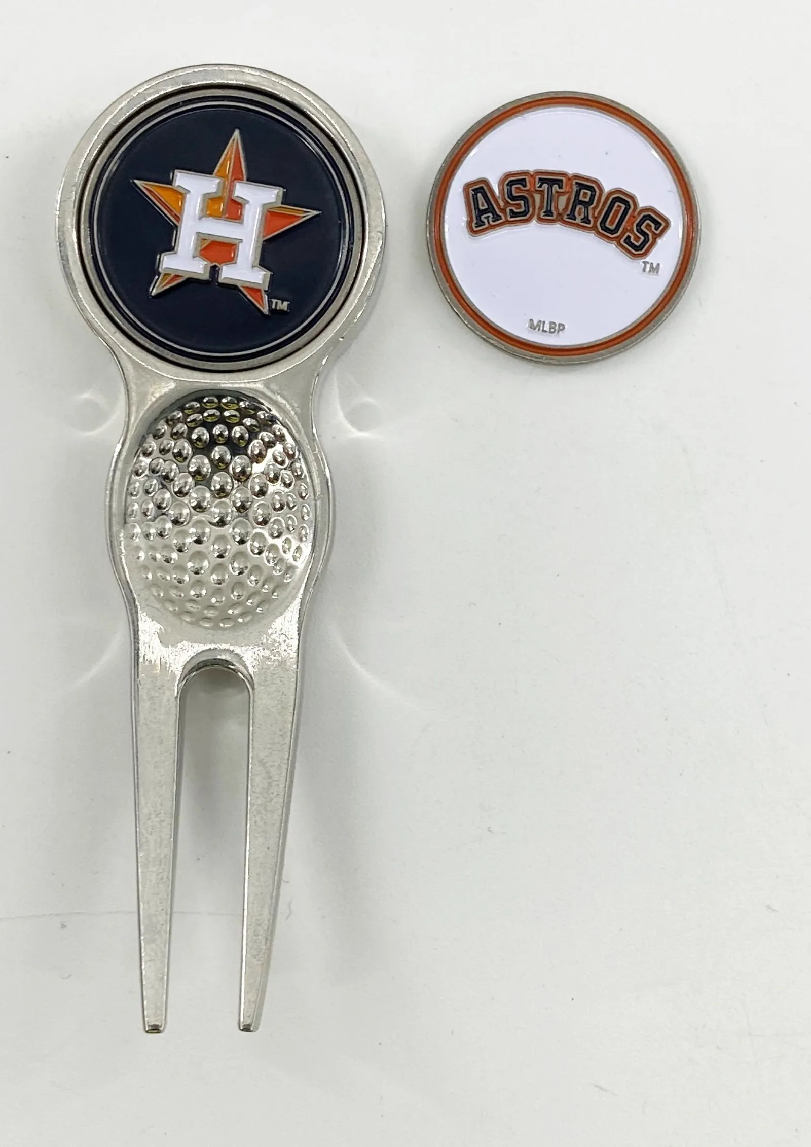 MLB Golf Divot Repair Tool Silver w/ Ballmark PICK YOUR TEAM