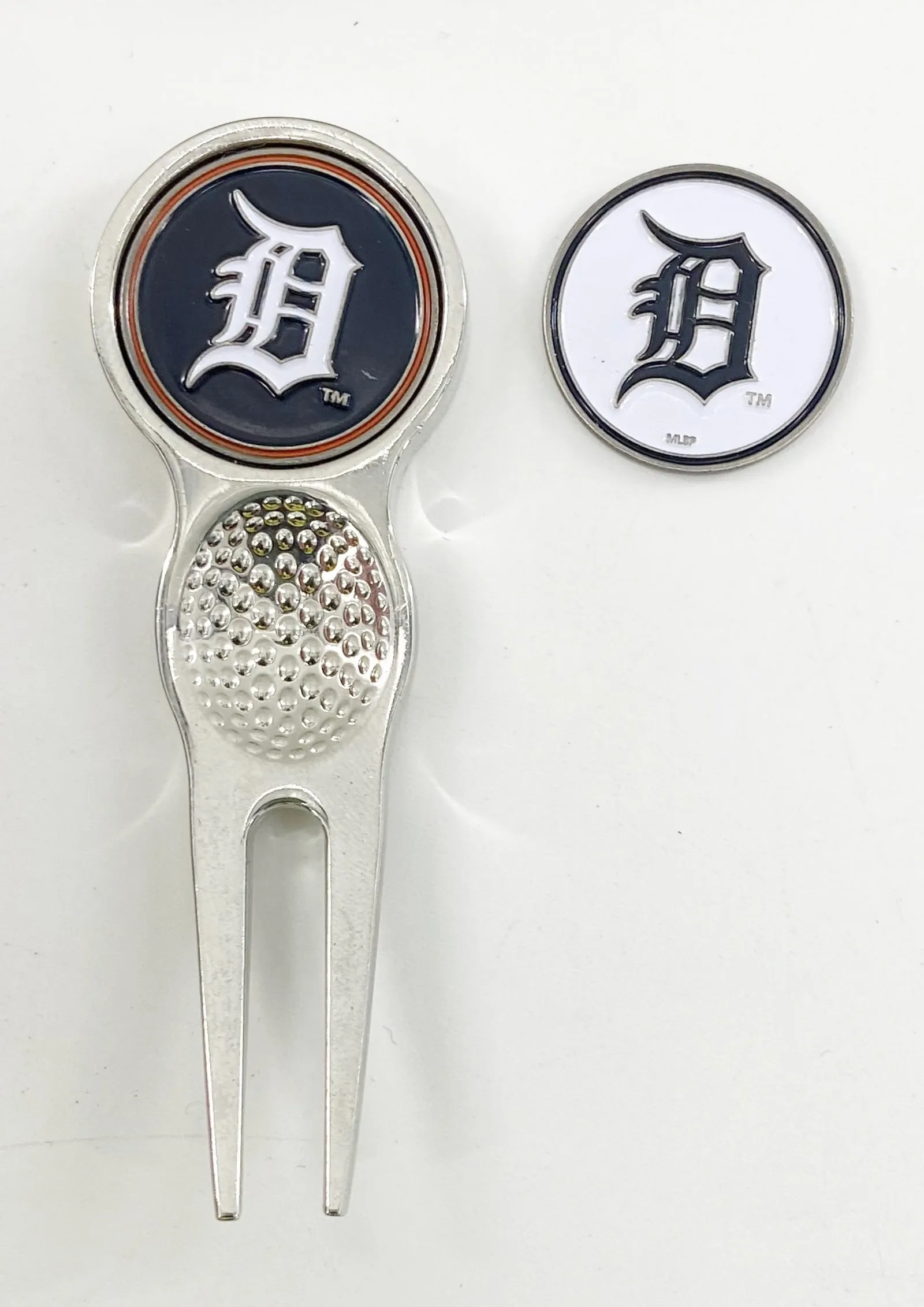 MLB Golf Divot Repair Tool Silver w/ Ballmark PICK YOUR TEAM