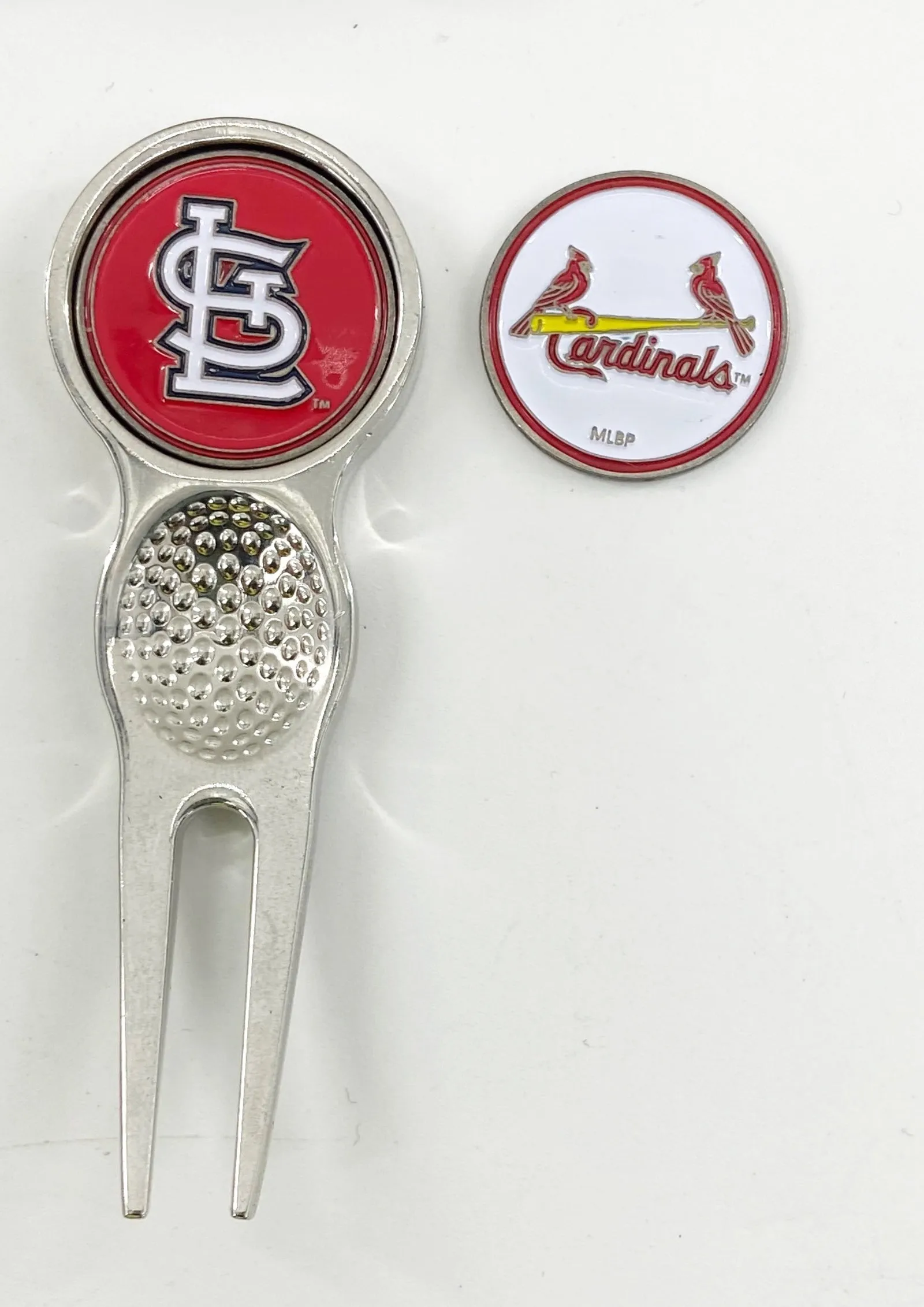 MLB Golf Divot Repair Tool Silver w/ Ballmark PICK YOUR TEAM