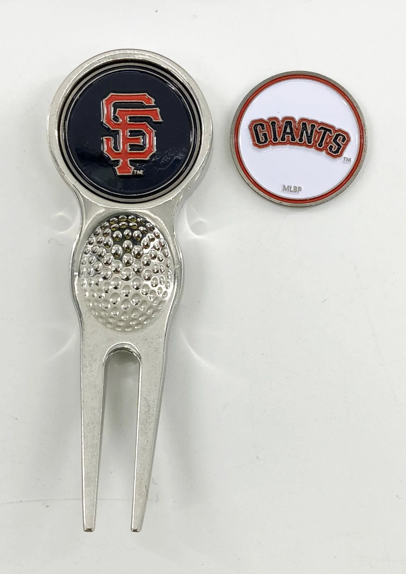 MLB Golf Divot Repair Tool Silver w/ Ballmark PICK YOUR TEAM