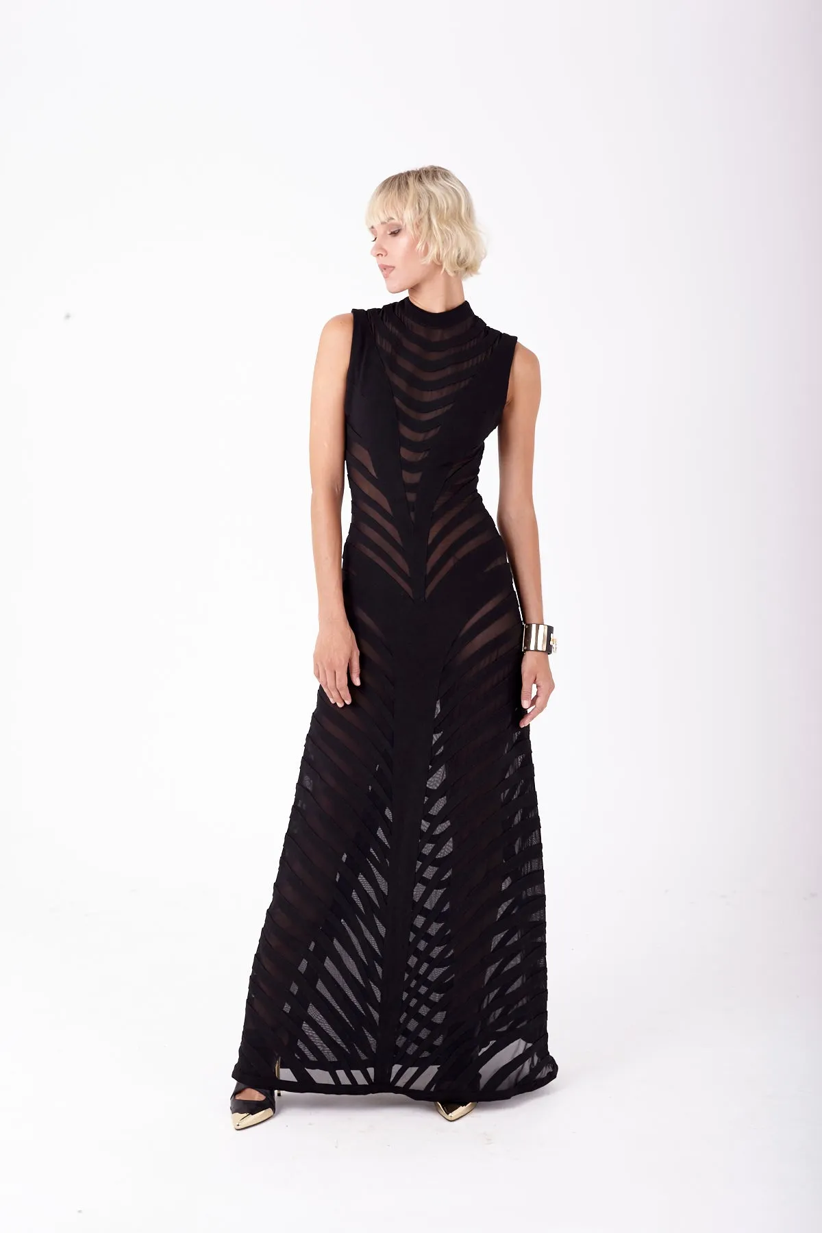 Onyx Long Dress