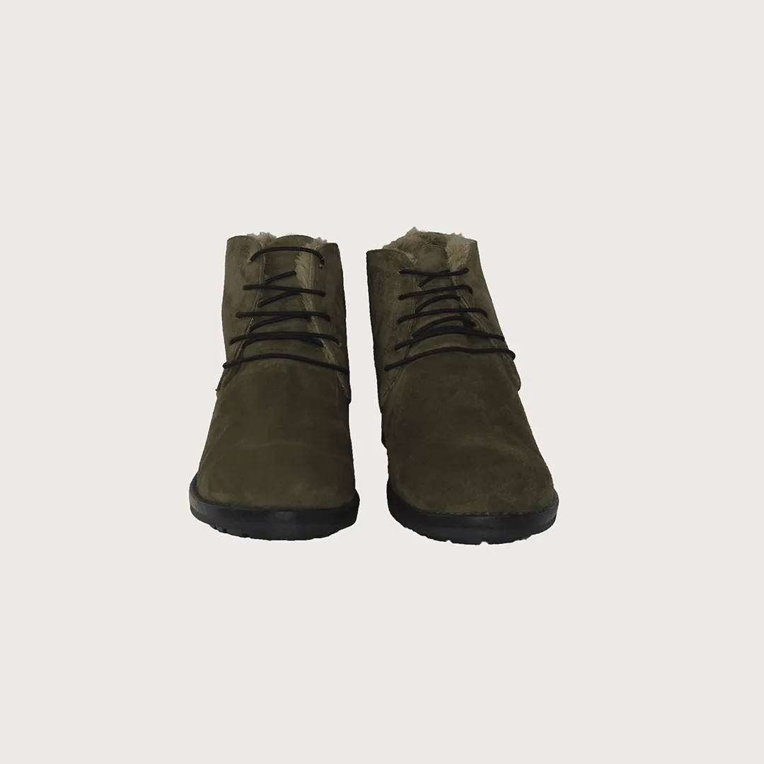 PELLICCIA MILITARY GREEN SUEDE