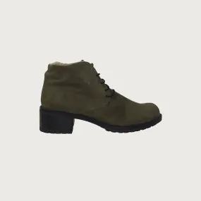 PELLICCIA MILITARY GREEN SUEDE