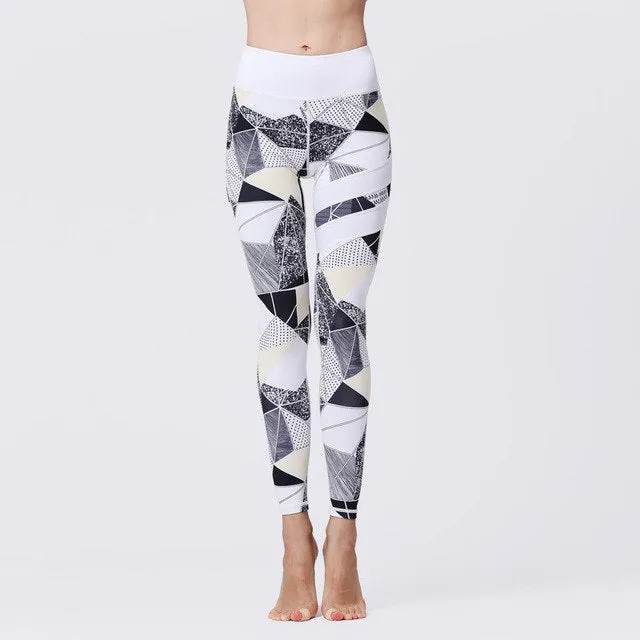 Women's Yoga Quick-drying Digital Print Fitness Leggings